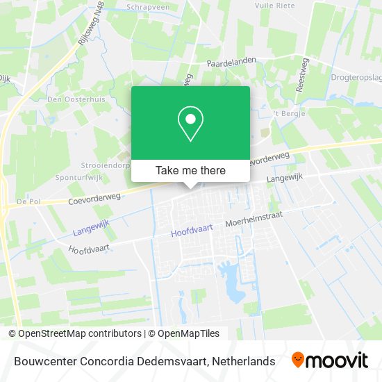 Bouwcenter Concordia Dedemsvaart map