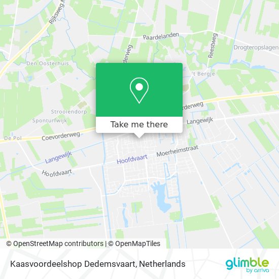 Kaasvoordeelshop Dedemsvaart Karte