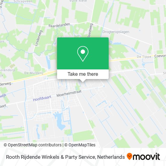 Rooth Rijdende Winkels & Party Service map