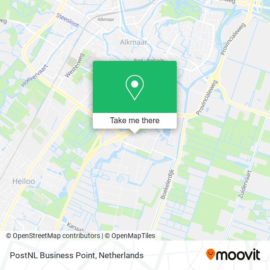 PostNL Business Point map