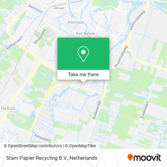 Stam Papier-Recycling B.V. map