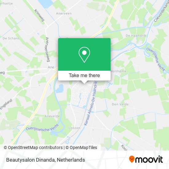 Beautysalon Dinanda map