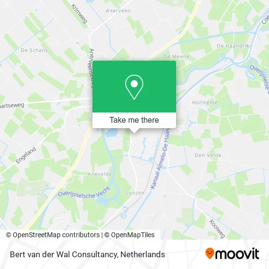 Bert van der Wal Consultancy map