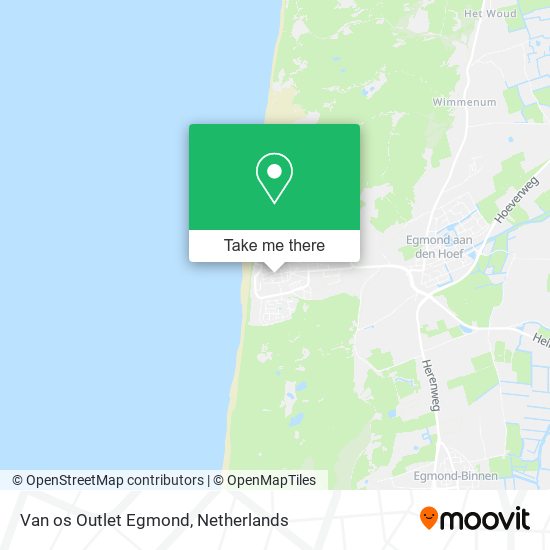 Van os Outlet Egmond map