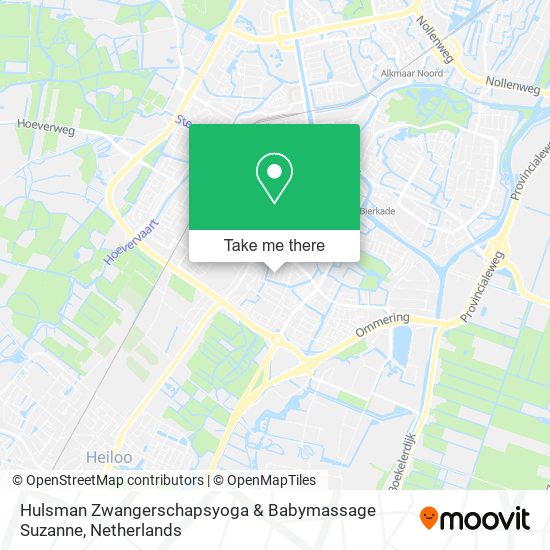 Hulsman Zwangerschapsyoga & Babymassage Suzanne map