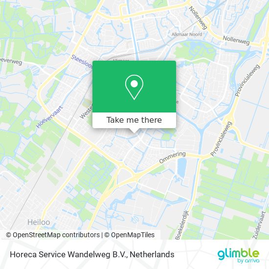 Horeca Service Wandelweg B.V. map