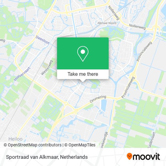 Sportraad van Alkmaar Karte