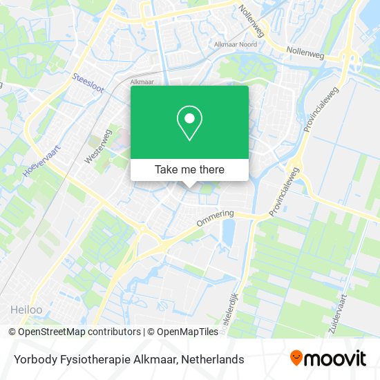 Yorbody Fysiotherapie Alkmaar map