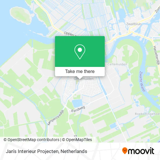 Jan's Interieur Projecten map