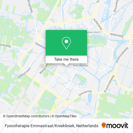 Fysiotherapie Emmastraat / Kniekliniek Karte