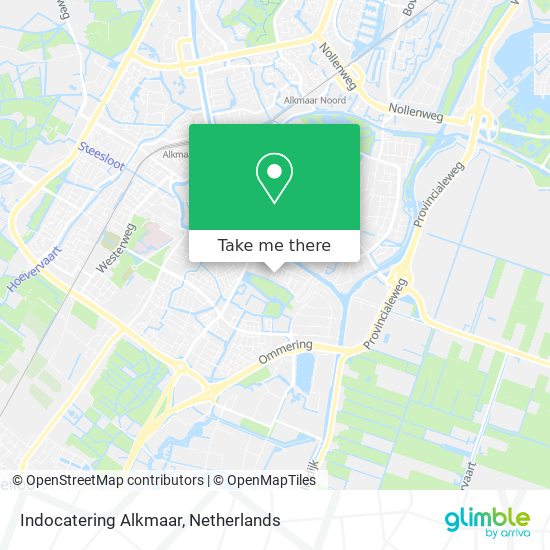 Indocatering Alkmaar map