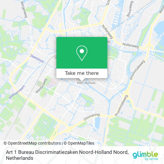 Art 1 Bureau Discriminatiezaken Noord-Holland Noord Karte