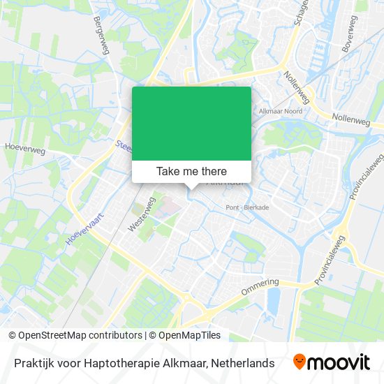 Praktijk voor Haptotherapie Alkmaar map