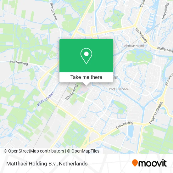 Matthaei Holding B.v. map