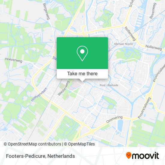 Footers-Pedicure map