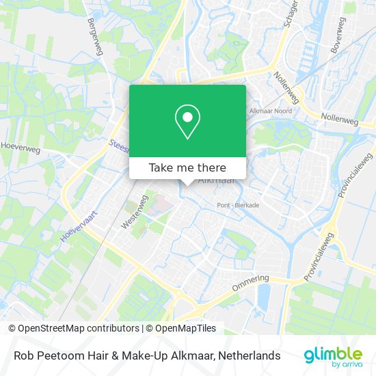 Rob Peetoom Hair & Make-Up Alkmaar Karte