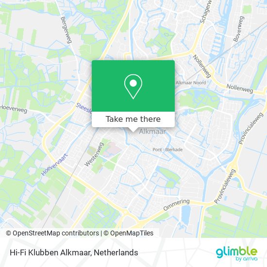 Hi-Fi Klubben Alkmaar map