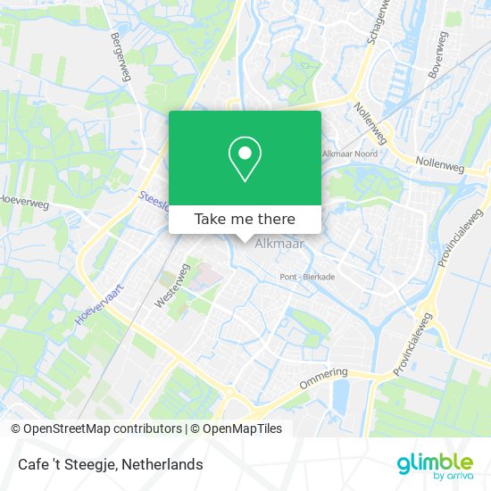 Cafe 't Steegje Karte