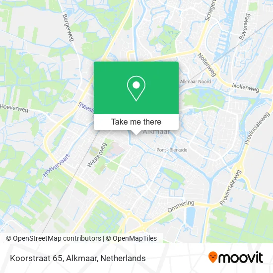 Koorstraat 65, Alkmaar map
