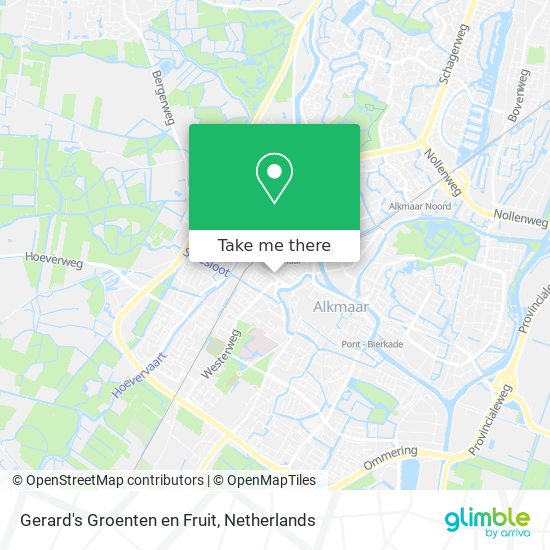 Gerard's Groenten en Fruit map