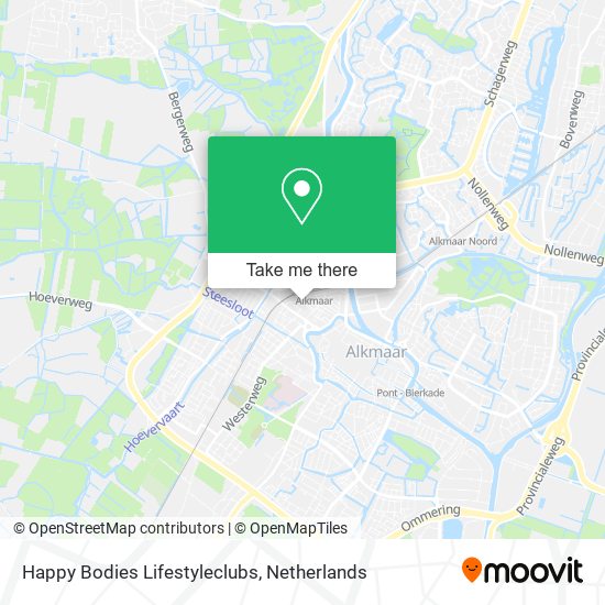 Happy Bodies Lifestyleclubs map