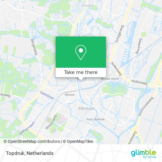 Topdruk map