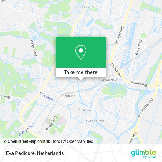 Eva Pedicure map