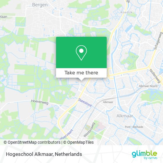 Hogeschool Alkmaar map