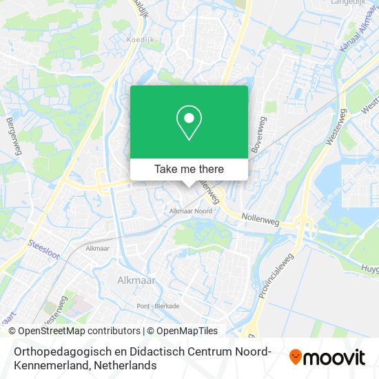 Orthopedagogisch en Didactisch Centrum Noord-Kennemerland map