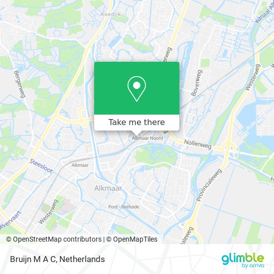 Bruijn M A C map