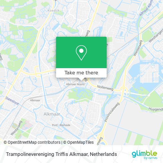 Trampolinevereniging Triffis Alkmaar Karte