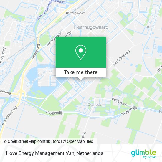 Hove Energy Management Van map
