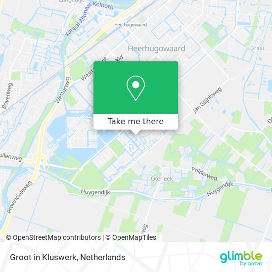 Groot in Kluswerk Karte