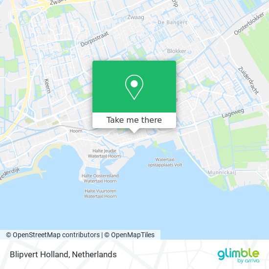 Blipvert Holland map