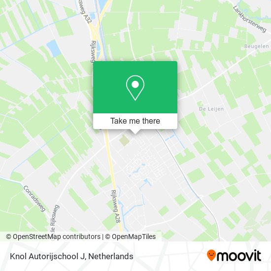 Knol Autorijschool J map