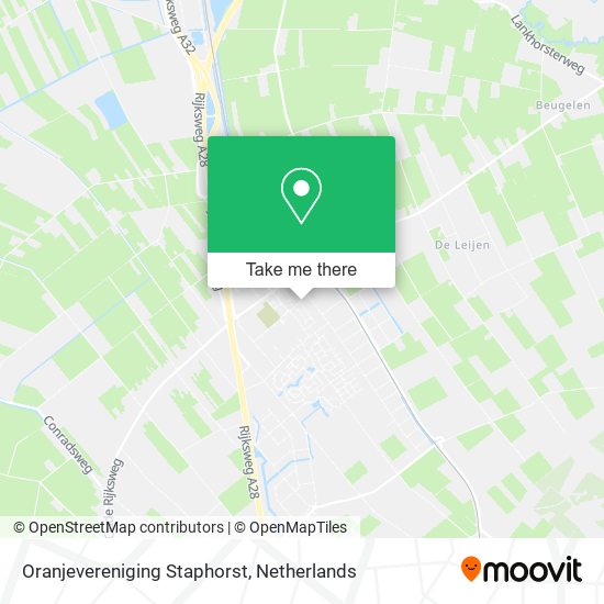 Oranjevereniging Staphorst map