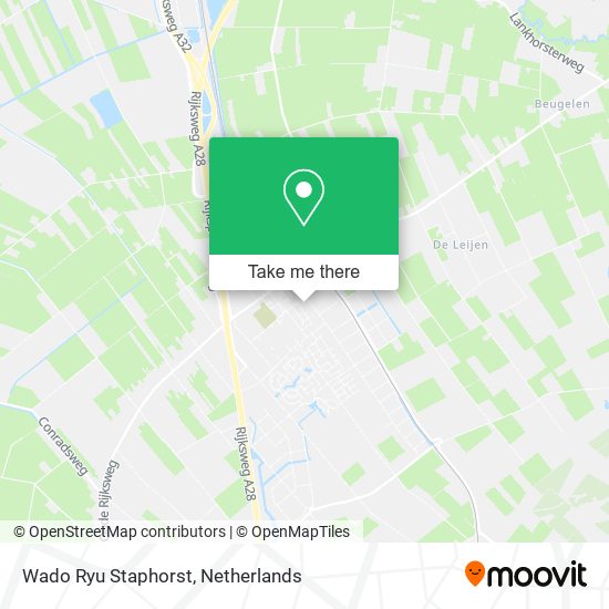 Wado Ryu Staphorst map