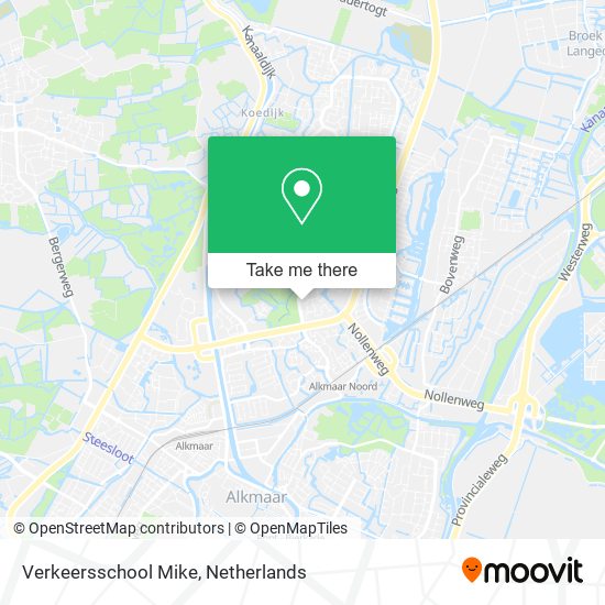 Verkeersschool Mike map