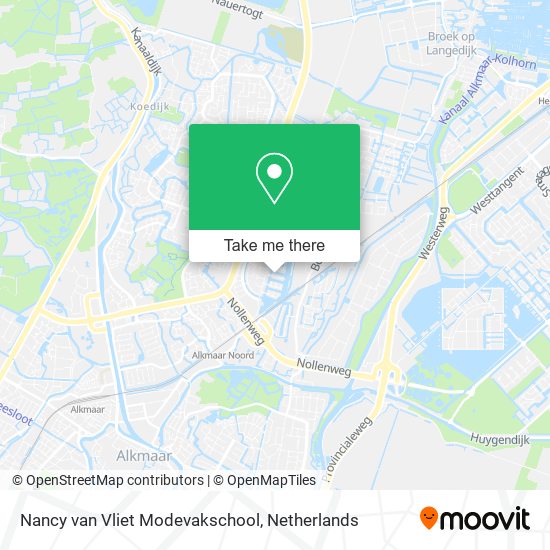 Nancy van Vliet Modevakschool map
