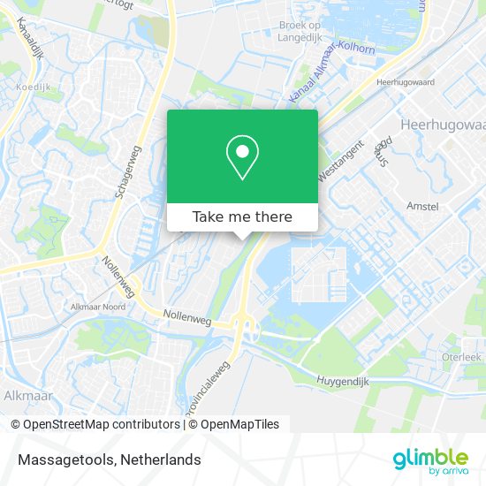 Massagetools map