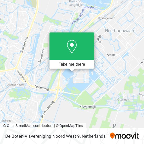 De Boten-Visvereniging Noord West 9 Karte