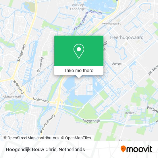 Hoogendijk Bouw Chris map