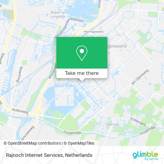 Rajnoch Internet Services Karte