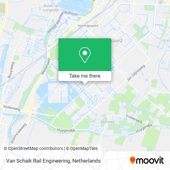 Van Schaik Rail Engineering map