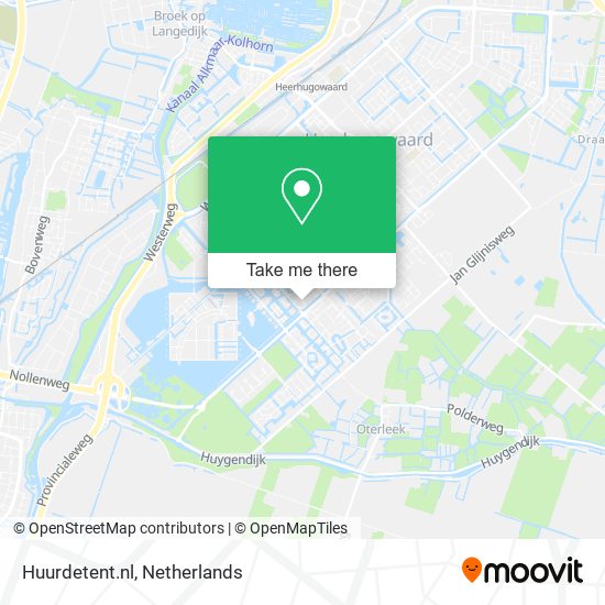 Huurdetent.nl Karte