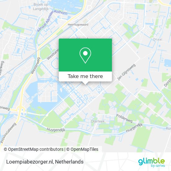 Loempiabezorger.nl map