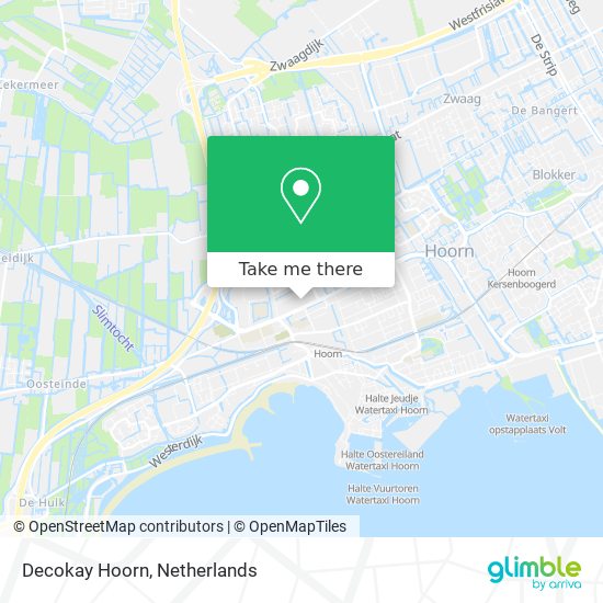 Decokay Hoorn map