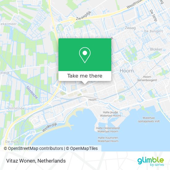 Vitaz Wonen map