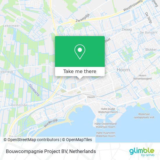 Bouwcompagnie Project BV map