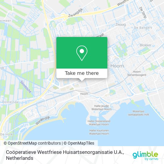 Coöperatieve Westfriese Huisartsenorganisatie U.A. map